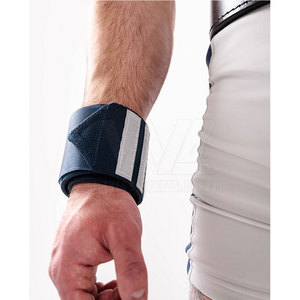 Muñequeras de Neopreno para Levantamiento de Pesas y Powerlifting, Ajustables, Transpirables, Antideslizantes, Ligeras, Talla Única, para Gimnasio y Entrenamiento de Fuerza - Product Image 4