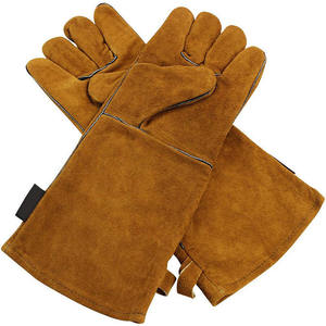 Guantes de Trabajo de Cuero Vacuno de Alto Rendimiento, Guantes de Soldadura de Cuero para Protección de Manos, Seguridad Industrial, Gran Venta - Product Image 1