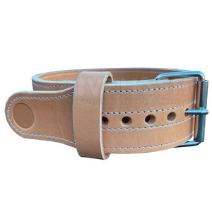 Ceinture de musculation professionnelle en cuir, ceinture durable pour l'entraînement de force, ceinture de musculation en cuir - Product Image 3