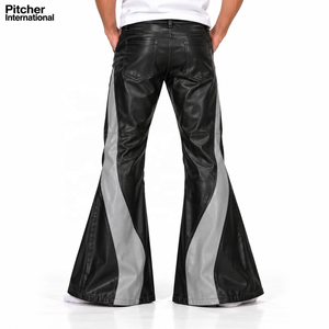 Vaqueros de cuero personalizados en piel de oveja con un corte relajado para marcas de ropa masculina contemporánea independiente. - Product Image 3