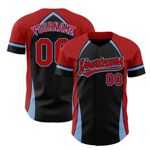 Vêtements de baseball et de softball unisexes personnalisés pour jeunes, vêtements de sport ajustés de grande taille à la mode-pantalons courts et vestes respirants - Product Image 1