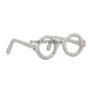 Gafas de Sol de metal resistentes chapadas en oro Escultura de diseñador Decoración de mesa de hogar y hotel y centro de mesa al precio más bajo - Product Image 6