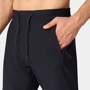 Jogger Pants Custom Logo Polyester/Cotton Casual Mid Breathable <b>Drawstring</b> Closure Sportswear Fitness Streetwear Men's Gym - Product Image 6