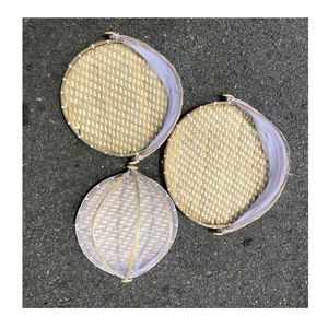 Panier de décorticage en bambou écologique, plateau de cuisine en bambou, couvercle alimentaire en bambou, vente en gros au Vietnam - Product Image 2