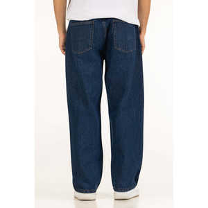 กางเกงยีนส์ทรงปกติ ผ้าฝ้าย 100% ล้างสีแบบสโตนวอช ดีไซน์ปะติดสไตล์ฮิปฮอปวินเทจ ทรงหลวม ใส่ได้ในฤดูหนาว - Product Image 2