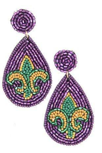 Pendientes con Forma de Semilla, Bordados con Cuentas de Perlas, Joyería Hecha a Mano para Mujeres y Niñas, Excelente Idea de Regalo - Product Image 2