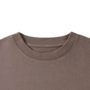 Heavy Cotton <b>Summer</b> T-<b>shirts</b> 300gsm Men O-Neck Short Sleeve T <b>Shirt</b> Solid Color Casual Unisex Basic Oversized Ringer T <b>Shirt</b> - Product Image 5