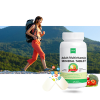 Comprimés multivitaminés et minéraux pour adultes, formule spéciale de marque privée, favorisant le bien-être, pour un soutien nutritionnel quotidien