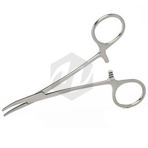 Fórceps hemostáticos para mosquitos Premium 4 3/4 "Abrazaderas quirúrgicas para mano izquierda Instrumentos médicos Uso de primeros auxilios dentales Abrazadera de bloqueo - Product Image 1
