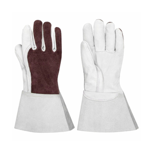 100% Gants de soudage en cuir de mécanicien robustes durables pour les travaux difficiles Gants résistants aux produits chimiques pour les travaux dangereux pour les hommes - Product Image 2