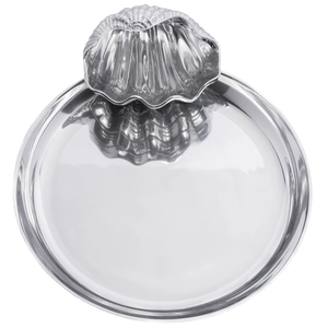 Plato Redondo de Metal de Calidad Deluxe para Servir Aperitivos y Salsas, para el Hogar, Hoteles, Restaurantes, Bodas, a los Mejores Precios - Product Image 2