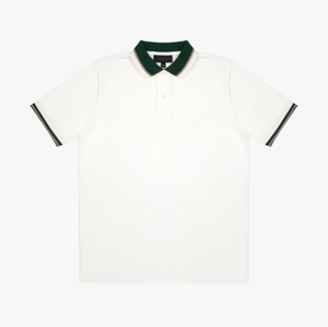 Chemise pour homme 100% coton anti-froissement avec poche et col boutonné, détails rayés contrastés, tissu tricoté respirant, service OEM - Product Image 6