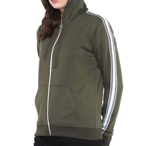 เสื้อฮู้ดแขนยาวผ้าโพลีเอสเตอร์สำหรับผู้หญิงและผู้ชาย - Product Image 1