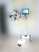 ORL SURGICAL MICROSCOPE 3 ÉTAPE LED PORTABLE MONTABLE OPÉRATOIRE MICROSCOPE...