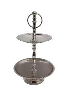 Nouveau support à gâteau en métal de concepteur avec couvercle support à gâteau de service en métal de couleur dorée pour hôtel, restaurant et événements - Product Image 4