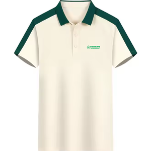 Camiseta Polo de Algodón para Hombre Behram International, Manga Corta, Ribete en Contraste, Logotipo Bordado, Estilo Casual, Corte Regular - Product Image 1
