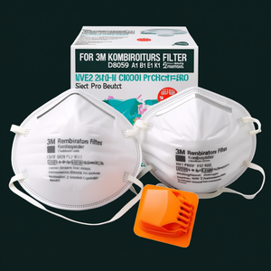 สำหรับ 3M Kombinationsfilter D8059 A1 B1 E1 K1 Click-800 2 ชิ้น พร้อมถุงกรอง - Product Image 3