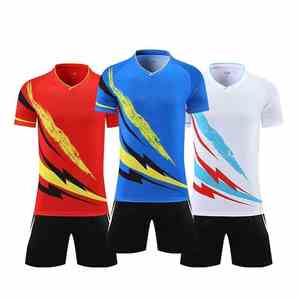 Diseño personalizado y logotipo tamaño adulto transpirable Deportes Fútbol uniforme conjunto OEM servicio barato alta calidad uniforme de fútbol - Product Image 1