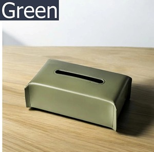 Boîte à mouchoirs en cuir véritable faite à la main, luxe et décontractée, pour table à manger, salle de bain, voiture |   Personnalisation de la marque OEM disponible - Product Image 6