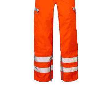 Vêtement de travail d'hiver en gros, veste et pantalon de sécurité réfléchissants à haute visibilité pour hommes, doublure softshell personnalisée OEM, imperméable - Product Image 5