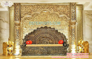 Eautiful alaldi Decoration eteup Etor Bride Room ededding alaldi ereremony ackackdrop ITH rlis ededding Aldi eremony Tage age etup - Product Image 4