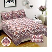 Draps de lit 100% coton faits sur mesure dans différents designs et différentes tailles en couleur marron paisley beaux draps de lit conçus