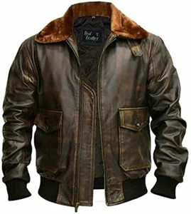 Veste en cuir de vachette véritable Hommes élégants Bomber Biker Coat Private Label OEM ODM Services Vêtements d'hiver Approvisionnement en vrac - Product Image 4