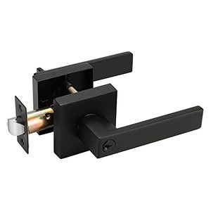 Kunci Gagang Pintu Silinder Modern dari Paduan Seng Tanpa Kunci dengan Backset 70mm untuk Kamar Tidur dan Kamar Mandi - Product Image 1