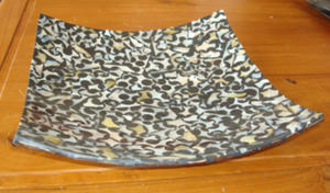 Assiette en mosaïque coquillage BIJOUX DE MER Plaque Motif mosaïque Taille 30cm - Product Image 3