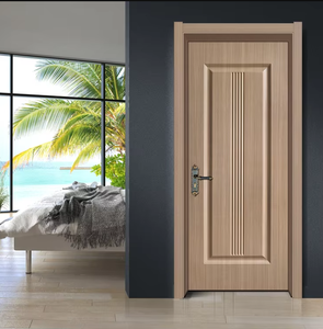 Puerta Interior de Madera MDF Minimalista de Alta Calidad Resistente a la Humedad con Aislamiento Acústico para Dormitorio, Oficina en Casa - Product Image 1