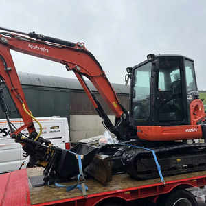 Excavadora Compacta de Orugas Kubota KX057-4 de 5.5 Toneladas, Máquina Excavadora Diésel para Excavación de Zanjas - Product Image 5