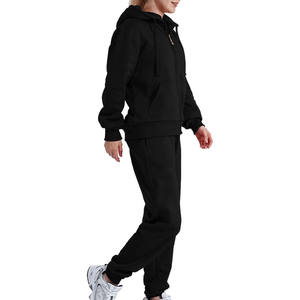 เซ็ตกางเกง2ชิ้นสำหรับผู้หญิงชุดวอร์มและมีฮู้ดปักลาย2025โลโก้ออกแบบได้ตามต้องการ - Product Image 4