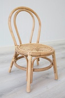 Chaise en rotin biologique Vintage pour chambre d'enfant, meubles de décoration pour la maison, prix de gros, haute qualité