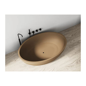 Bañera independiente de cobre, tres colores, mármol pesado, tamaño estándar para jacuzzi para dos personas, decoración de baño, piscina de remojo - Product Image 1