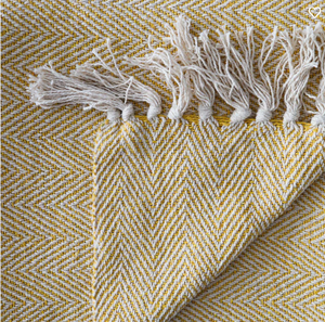 Hot Selling Bohemian Style Texture Woven Eco-Friendly Cotton <b>Throw</b> Yellow Warm Home Decor Blanket Available at Factory Price - Product Image 6