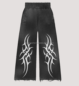 Respirant de haute qualité 100% coton impression personnalisée Jogging piste survêtement hommes survêtement survêtement à capuche ensemble survêtements pour hommes - Product Image 4