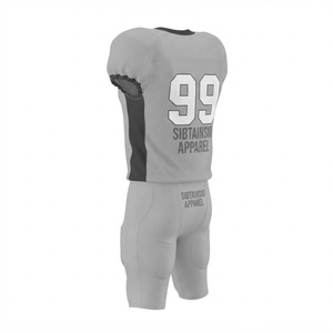เสื้อฟุตบอลอเมริกันดีไซน์ใหม่ ผ้าตาข่ายระบายอากาศ ผสมสแปนเด็กซ์ ชุดฟุตบอลสโมสร ชุดแข่งขันวาร์ซิตี้ - Product Image 6