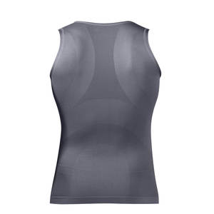 Top de compresión con diseño personalizado de tela de secado rápido para correr y gimnasio Hombres Top de compresión - Product Image 6