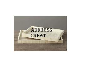 Bandeja de comida de diseño clásico con incrustaciones de hueso, tablero de MDF de alta calidad, bandeja para servir comida, bandeja de desayuno, vajilla, platos - Product Image 1