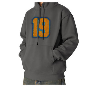 Pull-over en coton personnalisé avec logo personnalisé Sweats à capuche pour hommes avec impression de haute qualité Sweat à capuche brodé lourd grande taille - Product Image 1