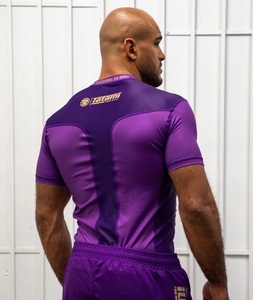Rash Guard d'impression numérique à séchage rapide pour adultes Muay Thai Wrestling MMA BJJ Boxing Sport Clothing Suit Costume en boîte de haute qualité - Product Image 1