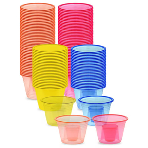 BPA Free Disposable <b>Plastic</b> <b>Cups</b> Food Grade Single Wall PS <b>Cups</b> For Juice Soda Cocktail Party - Product Image 4