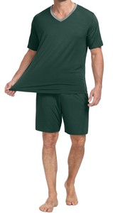 Conjuntos de pantalones cortos informales para hombre, camiseta de manga corta, pantalones cortos, conjunto de chándal sólido, ropa de marca para hombre, conjuntos de 2 piezas, novedad de verano al por mayor - Product Image 4