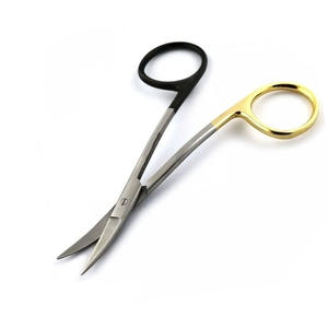 Ciseaux dentaires Lagrange personnalisés Ciseaux chirurgicaux à bord pointu Demi or 4.75 "Acier inoxydable allemand TC supercut - Product Image 3