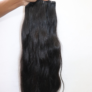 Paquetes de pelo liso sedoso natural tejido indio Venta de fábrica de La India - Product Image 3