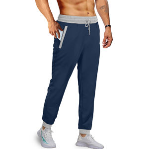 Pantalones Deportivos Personalizados Ligeros y Modernos para Hombre, Tela de Lona Bordada, Logotipo Personalizado Informal, Color Sólido, Transpirable - Product Image 1