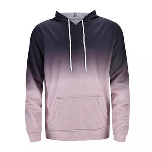 Sudadera con capucha degradada personalizada para hombre, sudadera de lujo de alta calidad para adultos, precio de fábrica para invierno - Product Image 1
