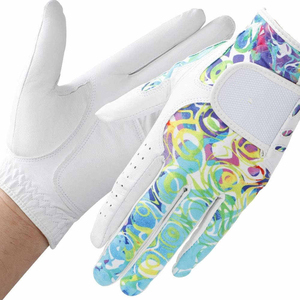 Gants de golf de haute qualité pour toutes les conditions météorologiques, en cuir de cabretta, logo personnalisé, bavoirs de caddie de golf, gants de golf en peau de mouton lavables - Product Image 1