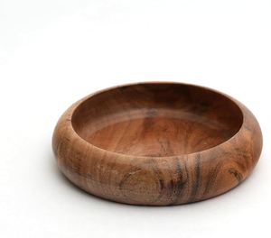 Customized Size <b>Disposable</b> Classic Salad Bowl <b>Platter</b> Handmade India Top Selling Wood Soup Party Use And Top Quality Low Price - Product Image 4