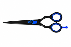 Ciseaux de coiffure professionnels en acier noir de 7,0 pouces, acier inoxydable 440C, ciseaux de salon de coiffure pour droitiers - Product Image 4